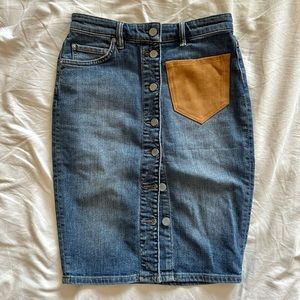 All Saints Demin Skirt